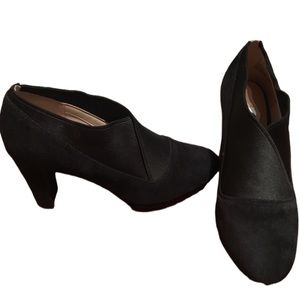 Clarks Kendra Mix Black Suede Ladies Heels Ladies Sz 7.5M